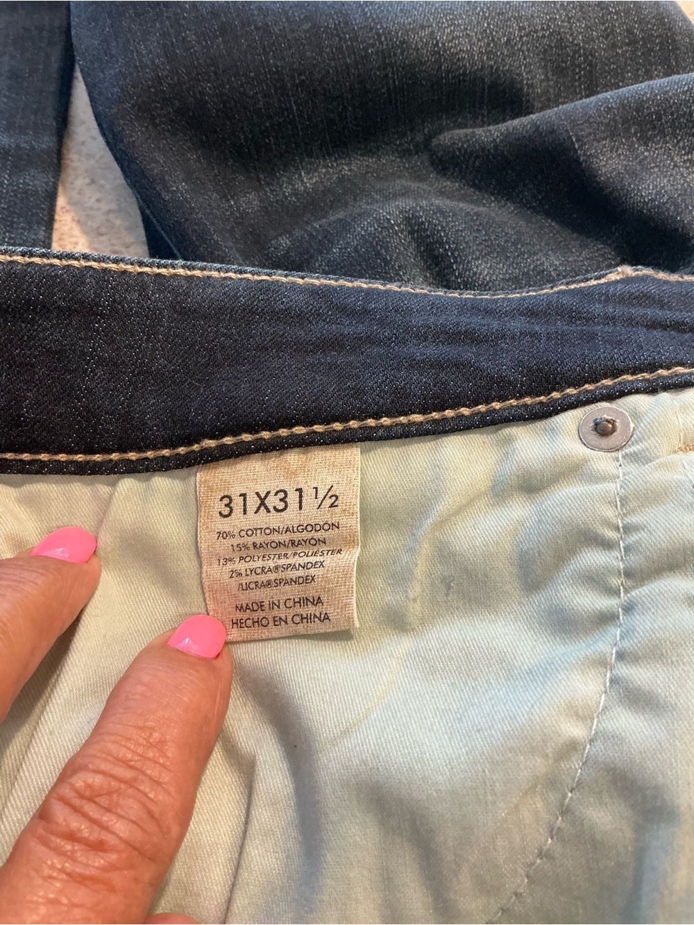 Buckle BKE Festival Stella Stretch Dark Wash Denim Straight Leg Rodeo Cowgirl 31 - Picture 16 of 16